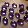 5x7 mm - 20 Pcs - Trully Gorgeous Quality Natural Purple Colour - AMETHYST - Oval Shape Cabochon